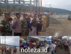 Pemda Banggai,TNI-Polri Memberikan Himbauan Pada Pedagang, Pembangunan Pasar Simpong Tahap II Akan di Mulai