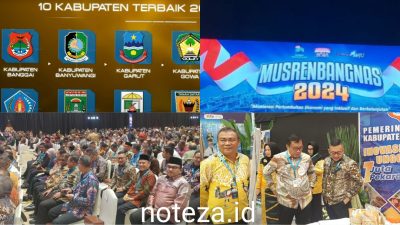 Program Bupati Banggai,Amirudin Satu Juta Pekarangan Raih  Penghargaan di Musrenbangnas 2024 di Jakarta.