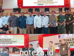 Dan Pos AL,Luwuk Letda Laut(T) Fachri Fajar, Hadiri Sosialisasi Proyek Pembangunan Senoro Tahun 2024
