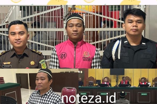 Akui Perbuatannya Alfian Bode Mantan Kades Matabas Kecamatan Bunta di Vonis 2 Tahun Penjara
