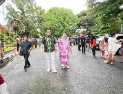 Pj. Bupati, Richard Arnaldo secara resmi melepas Lomba Drumband Dalam Rangka Memperingati Hardiknas