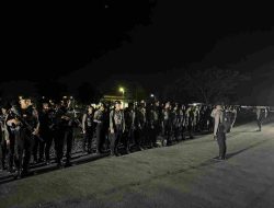 Ricuh di PT HIP, Polda Sulteng Gelar Apel Pemberangkatan Personel Back Up Polres Buol