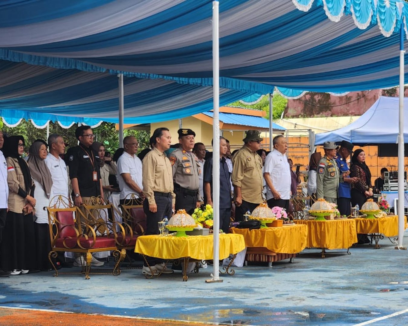 Kasat Samapta AKP Jolly R Lengkong Menghadiri HUT Ke 105 Pemadam Kebakaran se-Sulteng