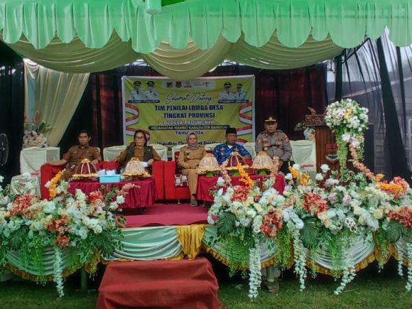 Kapolsek Kintom, Dampingi Tim Penilai Lomba Desa Tingkat Provinsi Sulteng