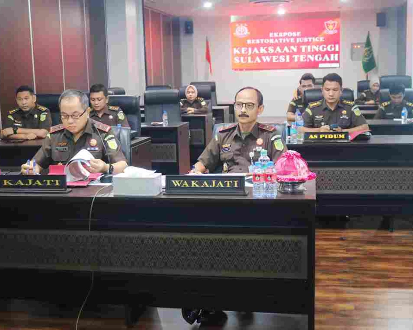 Kepala Kejaksaan Tinggi Sulawesi Tengah Pimpin Penghentian Penuntutan Berdasarkan Keadilan Restoratif