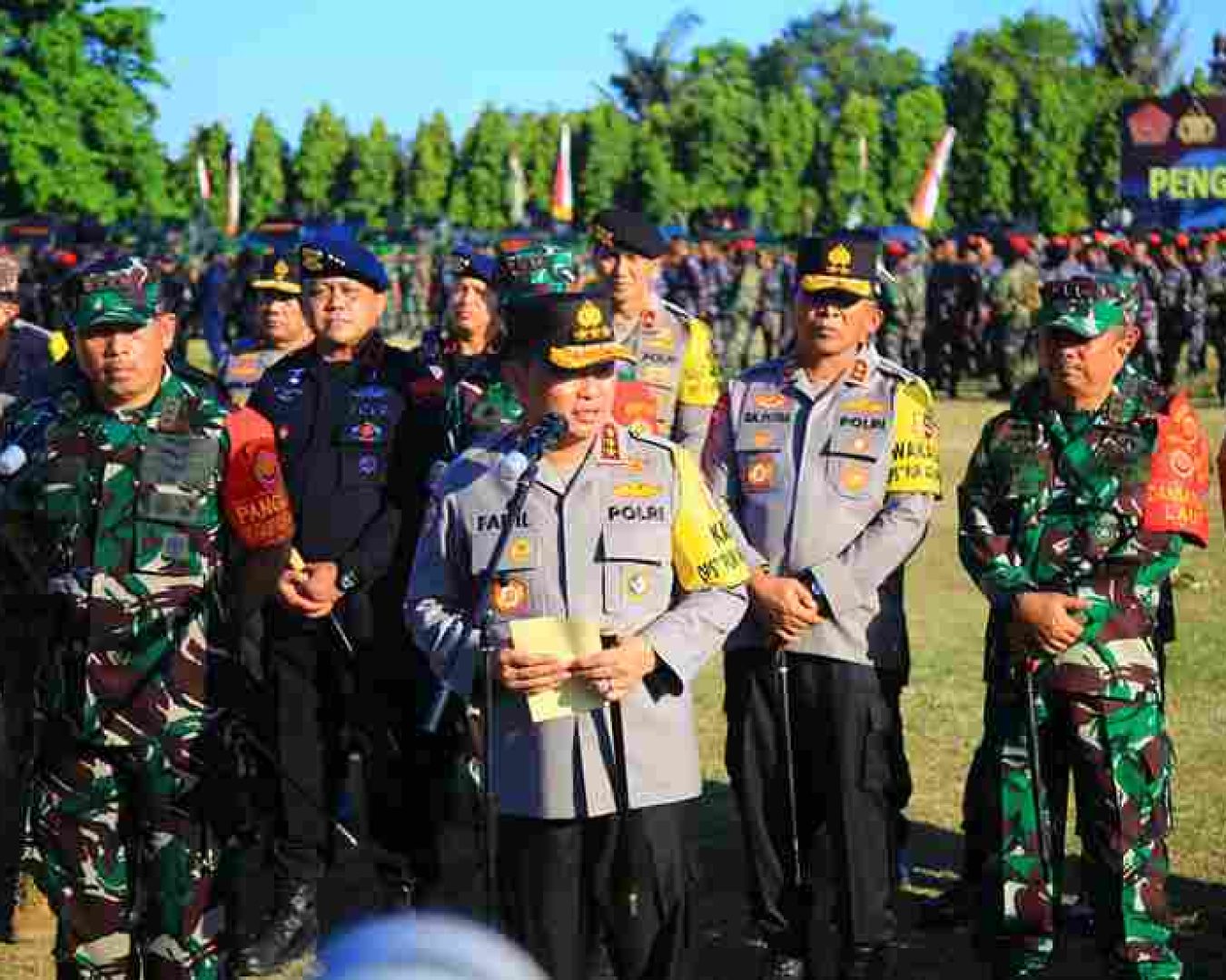 TNI-Polri Gelar Apel Pasukan Pengamanan World Water Forum Ke-10 di Bali