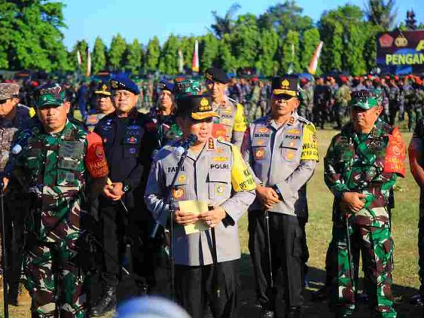 TNI-Polri Gelar Apel Pasukan Pengamanan World Water Forum Ke-10 di Bali
