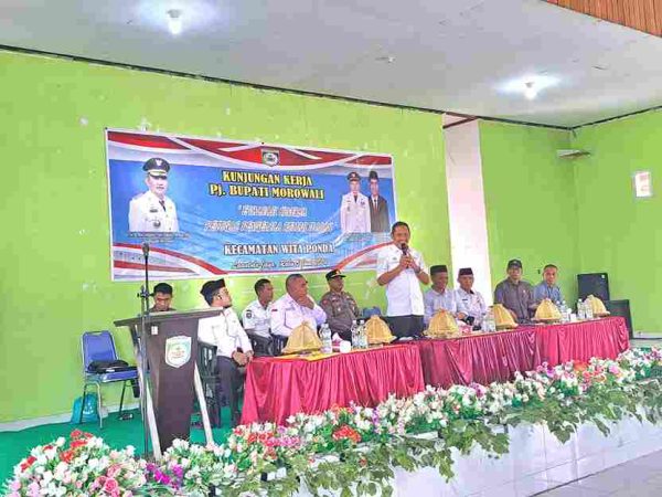 Kunjungan Kerja Pj. Bupati Morowali  Rachmansyah Ismail di Kecamatan Witaponda dan Bumi Raya