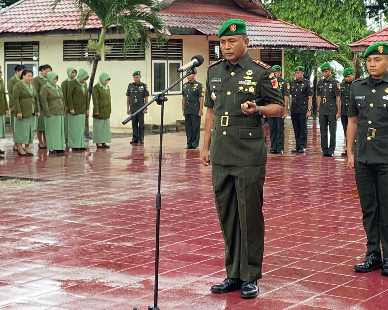 HUT Ke-66 Kodam XIII/Merdeka, Kodim 1308/LB Gelar Ziarah di Taman Makam Pahlawan