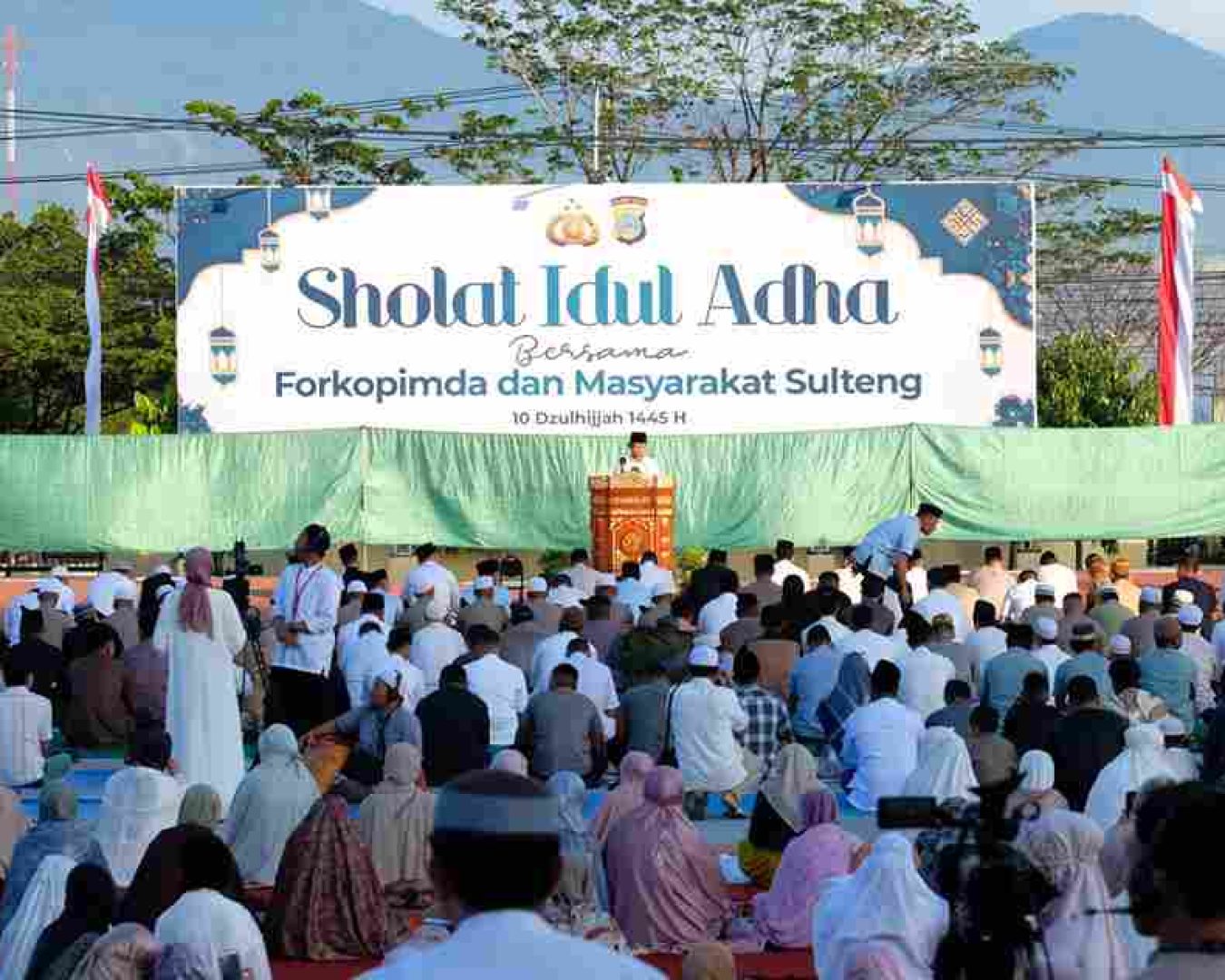 Polda Sulteng Gelar Shalat Idul Adha Bersama Unsur Forkopimda