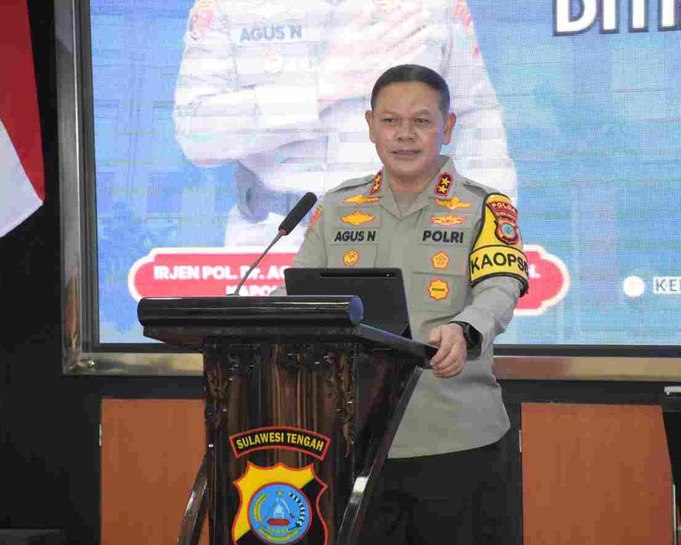 Buka Rakernis Ditintelkam, Kapolda Sulteng : Antisipasi Potensi Konflik Pilkada 2024