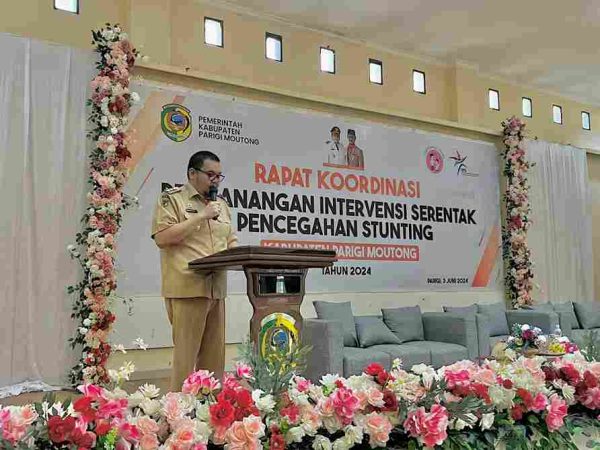 Rapat Koordinasi Pencenangan Intervensi Serentak Pencegahan Stunting Kabupaten Parigi Moutong Tahun 2024