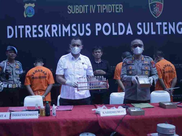 Polda Sulteng Tahan Dua WNA Tersangka Pertambangan Ilegal