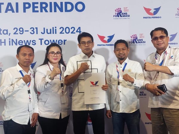 Terima Rekomendasi Perindo, Erwin-Sahid Siap Berlayar di Pilkada Parigi Moutong 2024