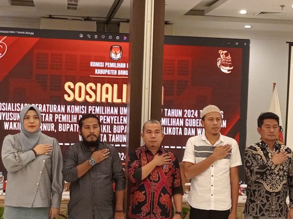 Sosialisasi P-KPU No. 7 Tahun 2024 di Buka Langsung Ketua KPU Santo Gotia Begini Ajakannya