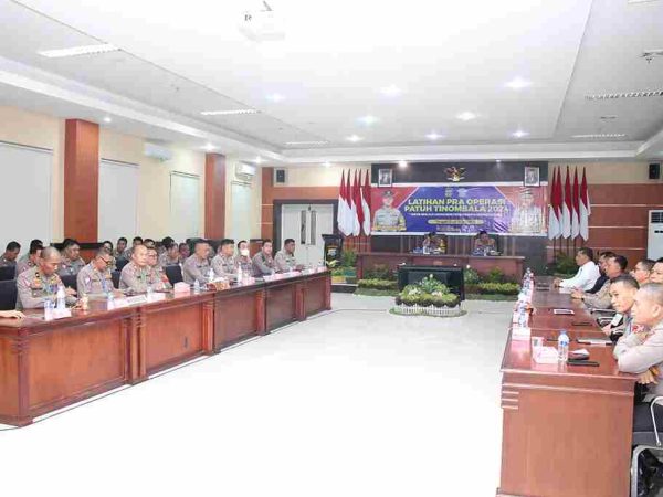 Jelang Operasi Patuh Tinombala 2024, Polda Sulteng Gelar Latpraops