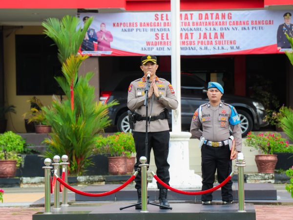 Kapolres Banggai Hari Pertama Tugas Langsung Pimpin Apel Dan Ingatkan Ini