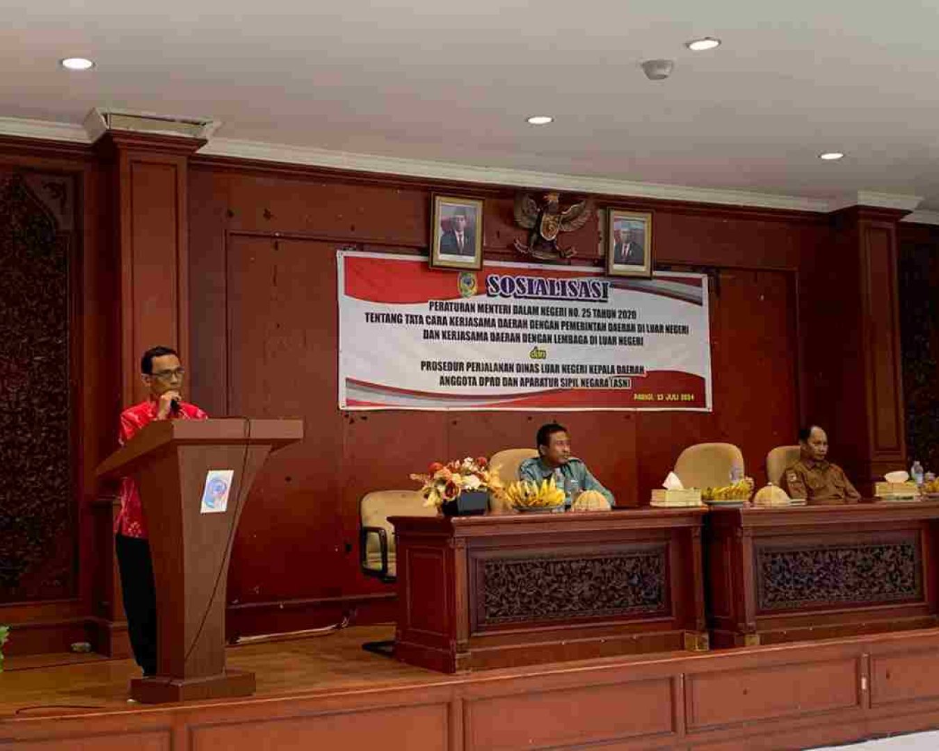 Parigi Moutong Perkuat Kerjasama Internasional melalui Sosialisasi Peraturan Menteri Dalam Negeri Nomor 25 Tahun 2020