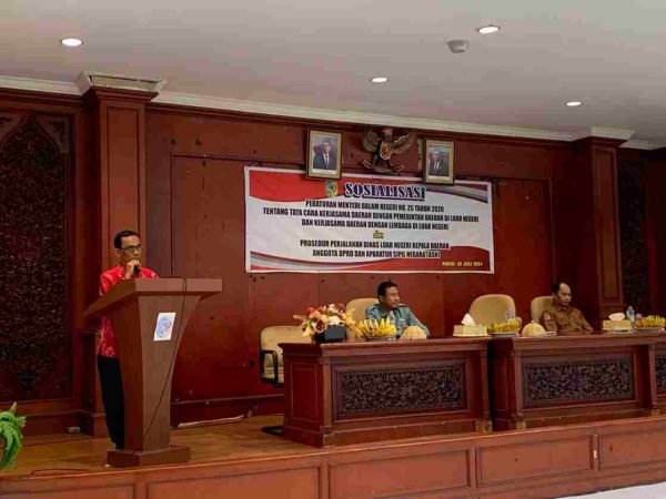 Parigi Moutong Perkuat Kerjasama Internasional melalui Sosialisasi Peraturan Menteri Dalam Negeri Nomor 25 Tahun 2020