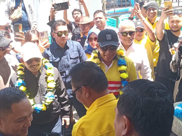 ATFM di Jemput Kader Ke Dua Partai Pendukung Dan Tim Relawannya Menuju Kantor DPC Partai Golkar