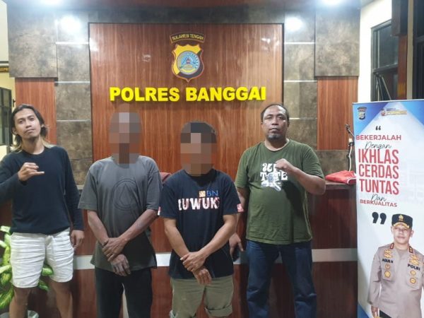 Polisi Amankan Dua Pelaku Pencuri Alat Bengkel di Luwuk Selatan