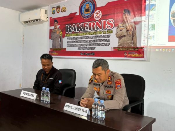 Kasat Samapta Polres Banggai Ikuti Rakernis Baharkam Polda Sulteng 2024