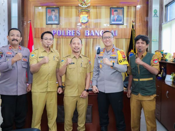 Kapolres Banggai Terima Kunjungan Diskominfo, Perkuat Layanan Kedaruratan