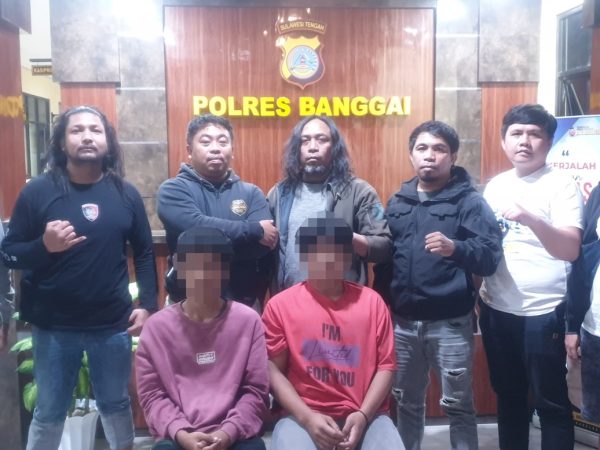 Unit Reaksi Cepat Tim Resmob Polres Banggai Amankan Pelaku Pengeroyokan di Luwuk Timur