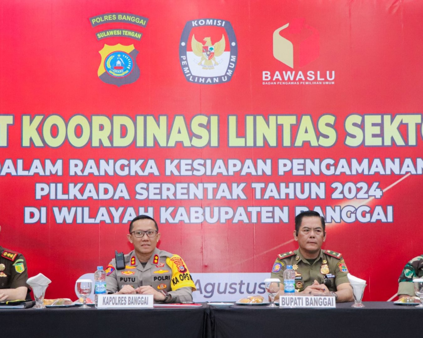 Kajari Banggai Anton Rahmanto Hadiri Rakor Lintas Sektoral Amankan Pilkada 2024