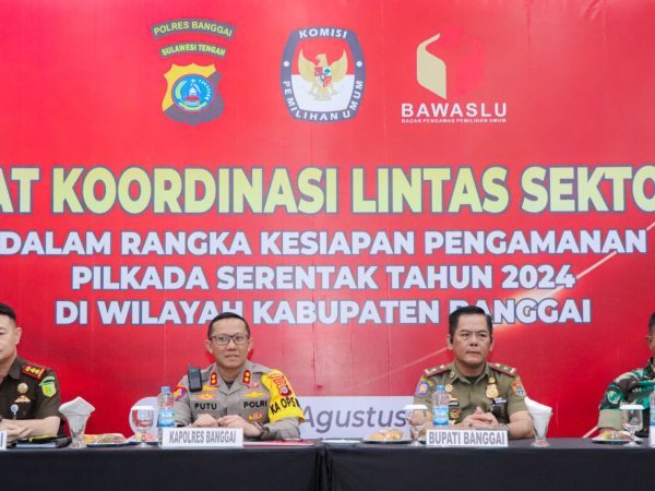 Kajari Banggai Anton Rahmanto Hadiri Rakor Lintas Sektoral Amankan Pilkada 2024