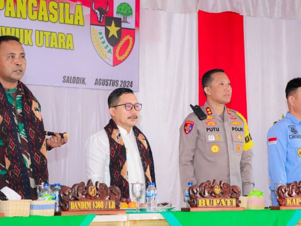 AKBP Putu Hendra Hadiri Deklarasi Kampung Pancasila di Desa Salodik Luwuk Utara