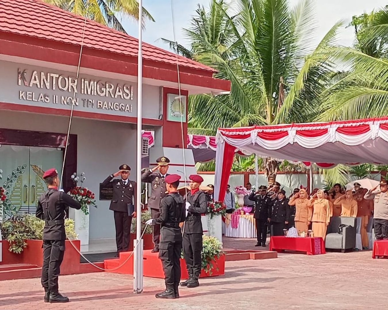 Kajari Banggai Anton Rahmanto di Wakili Kasi Pidum Ikuti Upacara Hari Pengayoman Ke 79