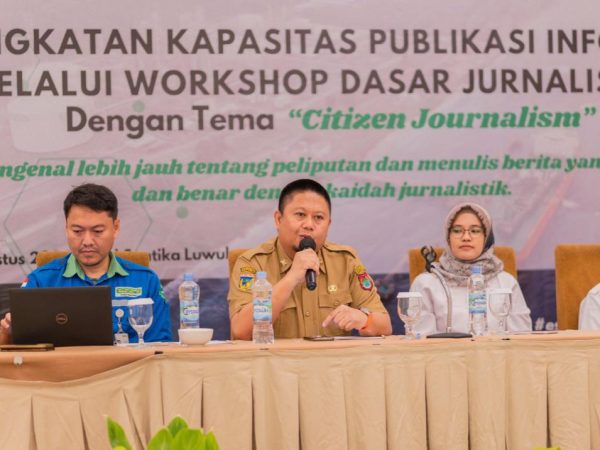 Dalam Meningkatkan Publikasi Dan Informasi di Gelar Workshop Dasar Jurnalistik Begini Kata Kadis DKISP