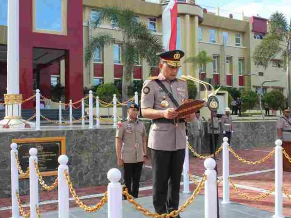 Wakapolda Sulteng Memimpin Upacara Peringatan Hari Juang Polri Tahun 2024