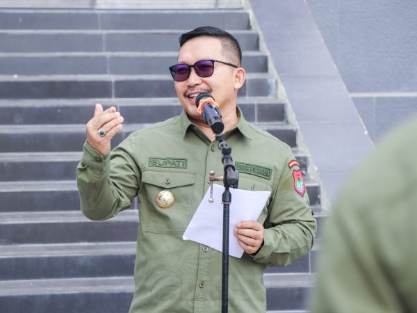 Himbauan Bupati Amirudin Saat Hadiri Upacara Apel Desk Pilkada Agar Jaga Netralitas ASN
