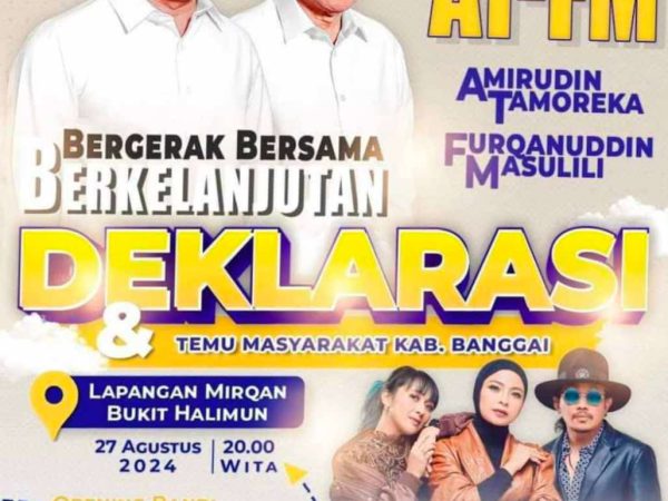 ATFM Siap Gelar Deklarasi Sekaligus Siap Mendaftar di KPU BanggaiKawal Enam Parpol Pengusung