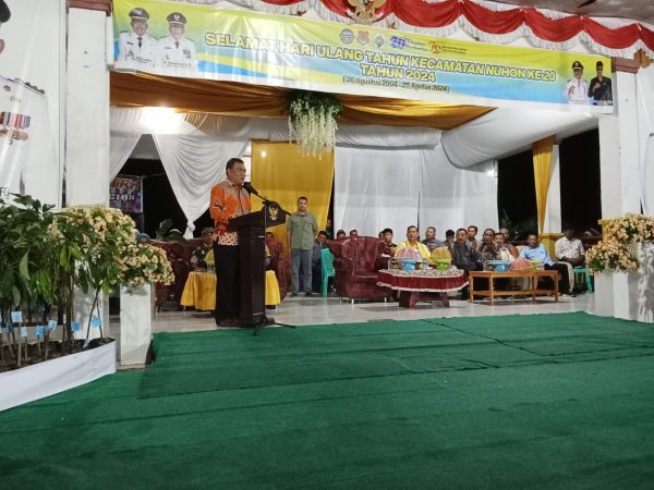 Mewakili Bupati Banggai Pj Sekda Ramli Tongko Hadir Dalam HUT Ke 20 Kecamatan Nuhon