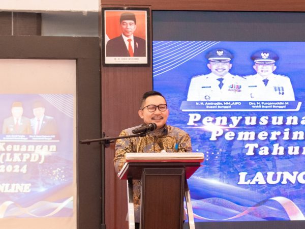 Bupati Banggai Amirudin Kembali Luncurkan Aplikasi SP2B Online Guna Pertahankan WTP