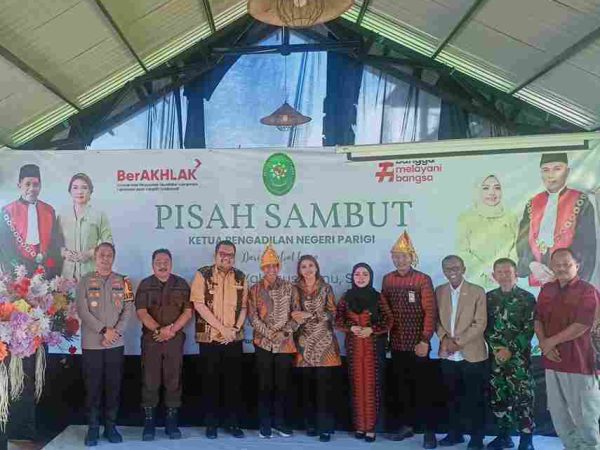 Pisah Sambut Ketua PN Parigi, terima kasih untuk seluruh masyarakat ,Pemda dan Forkopimda Parigi Moutong