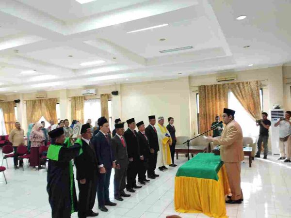 Pelantikan dan Pengambilan Sumpah Jabatan Pejabat Pimpinan Tinggi Pratama di Lingkungan Pemerintah Kabupaten Parigi Moutong