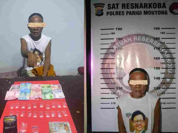 Satuan Narkoba Polres Parigi Moutong Ungkap Kasus Penyalahgunaan Narkoba, Amankan 20 Paket Sabu