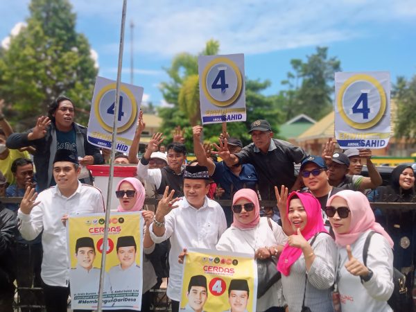 Paslon Bupati dan Wakil Bupati Parigi Moutong Erwin Sahid Dapat Nomor Urut 4