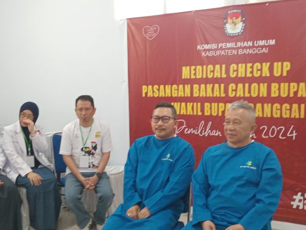 Cabup  Amirudin Dan Wabup Banggai Furqanuddin Jalani Tes Kesehatan Hari Ketiga  Dalam Keadaan Sehat Dan Bahagia