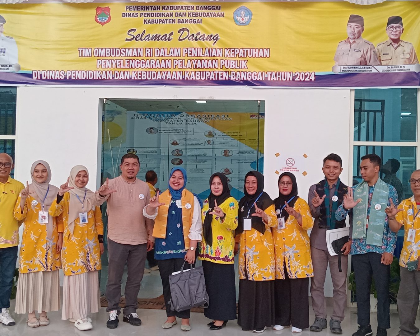 Kadisdikbud Syafrudin Hinelo Terima Kunjungan Ombudsman RI Perwakilan Sulteng