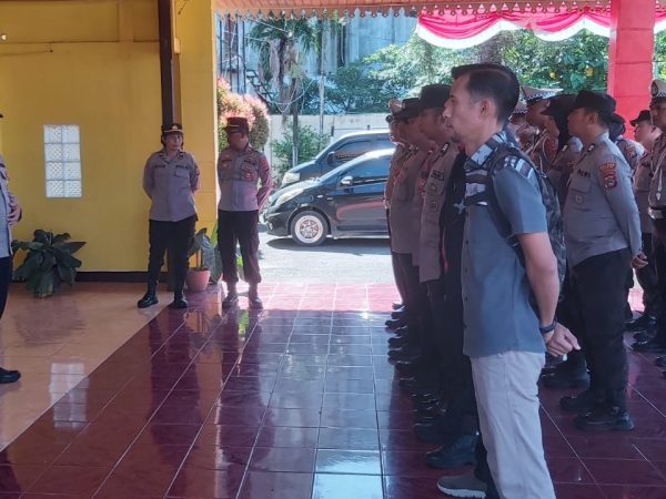 Polres Banggai Gelar Apel Pagi Dan Siap Pantau Perkembangan Pilkada 2024 Saat Ini