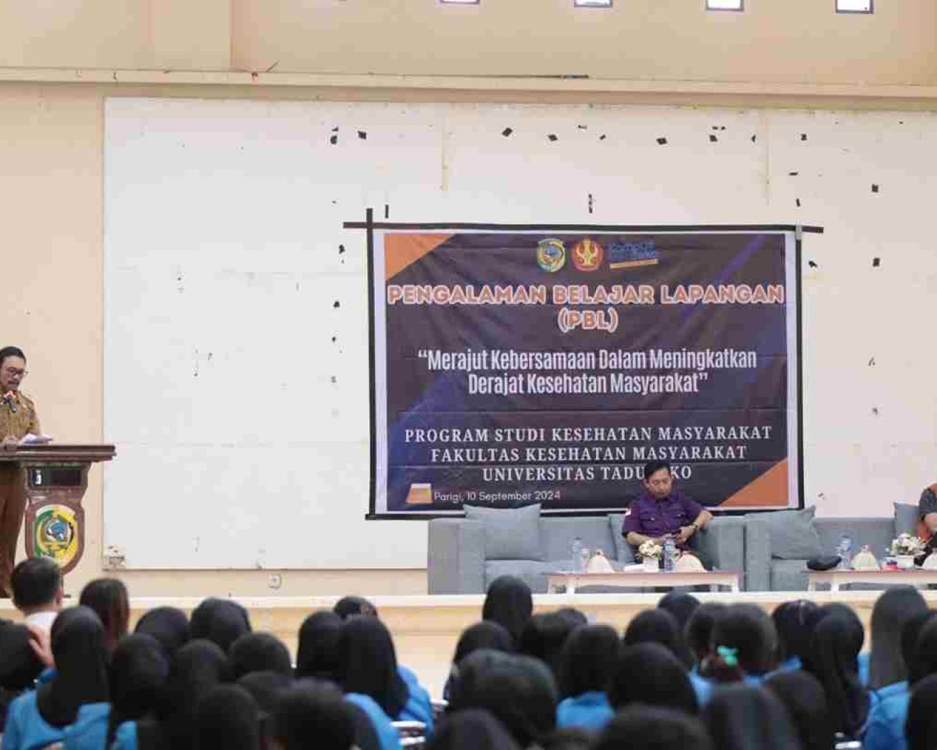 Sekab Terima Mahasiswa PBL dari fakultas kesehatan masyarakat Universitas Tadulako