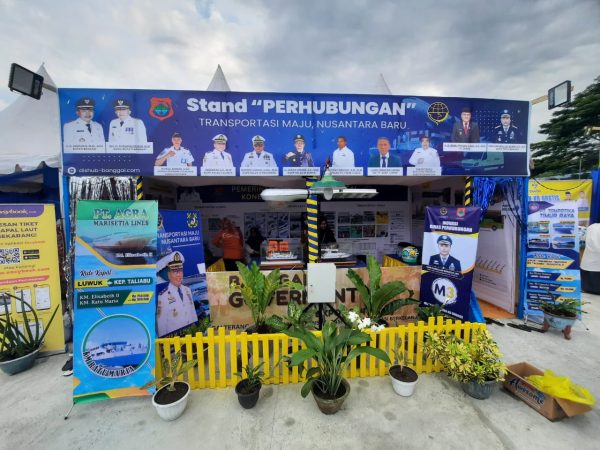 Dinas Perhubungan Ikuti Pameran Banggai Goverment 2024, Sekaligus Memamerkan Kinerja Pelayanan Kemaritiman