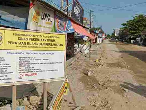 Proyek Jalan Ogotion-Lambanau di Duga Tak Rampung