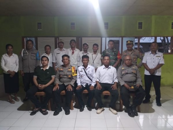 Kapolsek Bualemo Pimpin Pengamanan Pilkades PAW Desa Binsil K