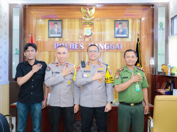 Kapolres Banggai Terima Kunjungan Silahturahmi BKSDA Sulteng